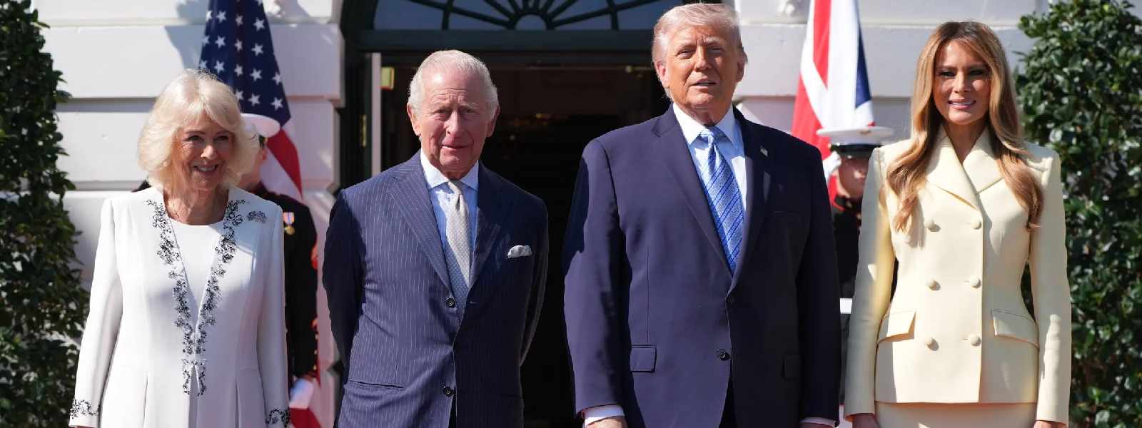 බ්‍රිතාන්‍ය රජු සහ රැජින සංචාරයක් සඳහා ඇමරිකාවට